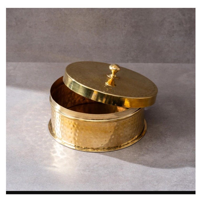 Brass Sindoor Box